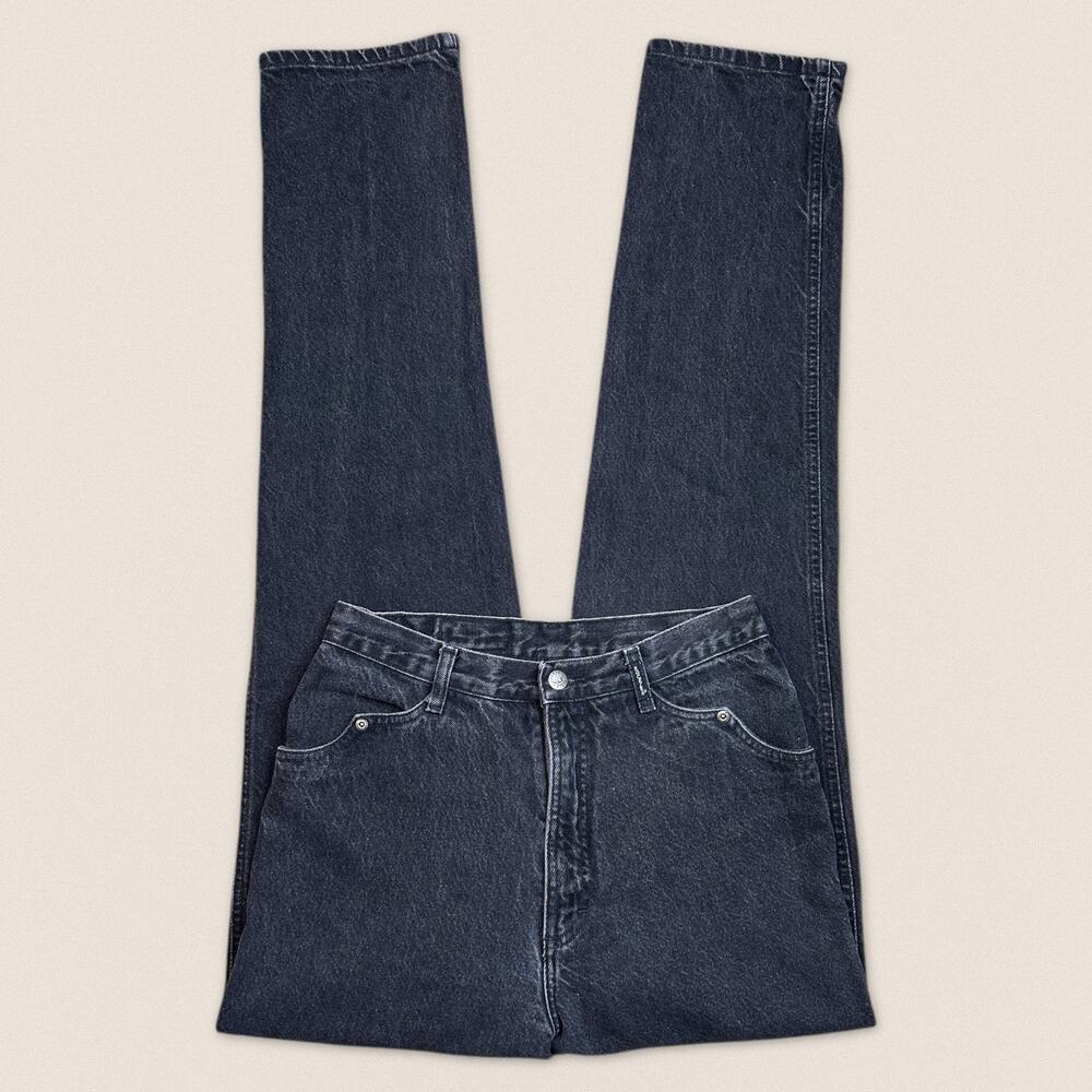 Vintage Western‎ Rockies Rocky Mountain Black Jeans 31/11 - Size 27 x 36